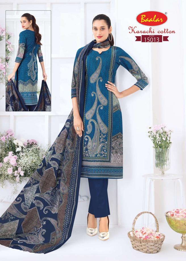 Baalar Karachi vol 15 – Dress Material Wholesale Catalog