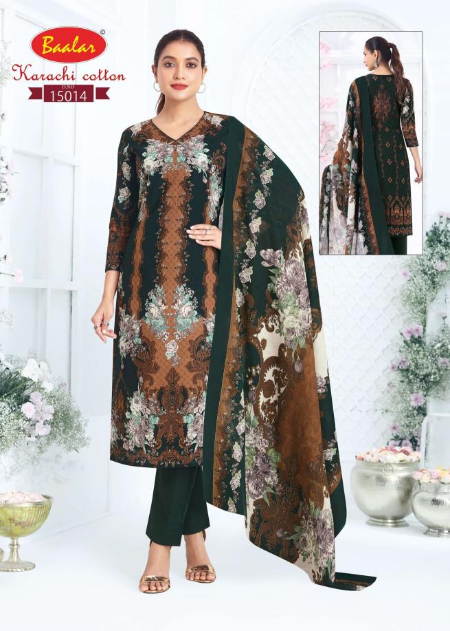 Baalar Karachi vol 15 – Dress Material Wholesale Catalog