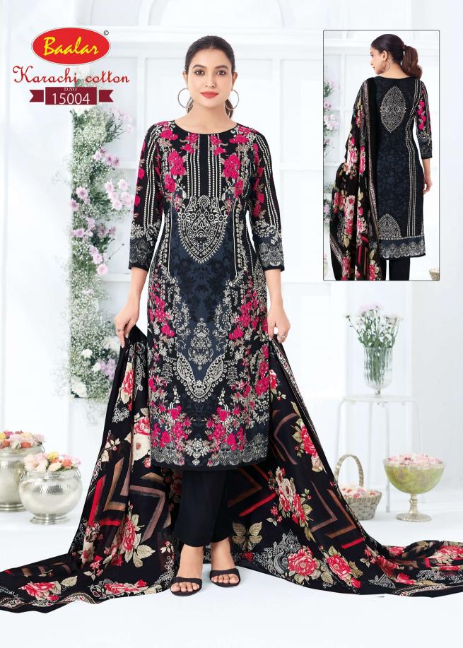 Baalar Karachi vol 15 – Dress Material Wholesale Catalog