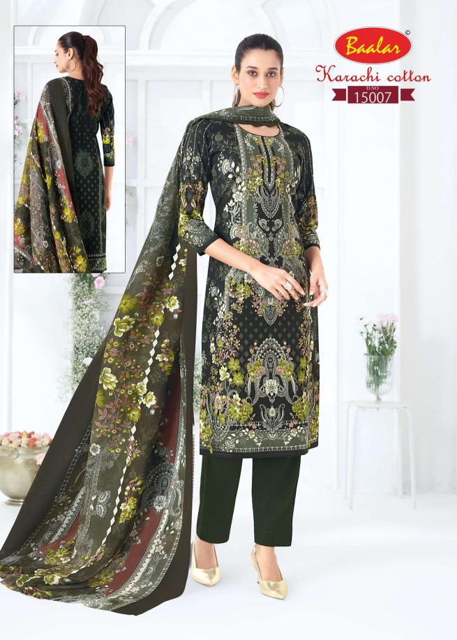 Baalar Karachi vol 15 – Dress Material Wholesale Catalog