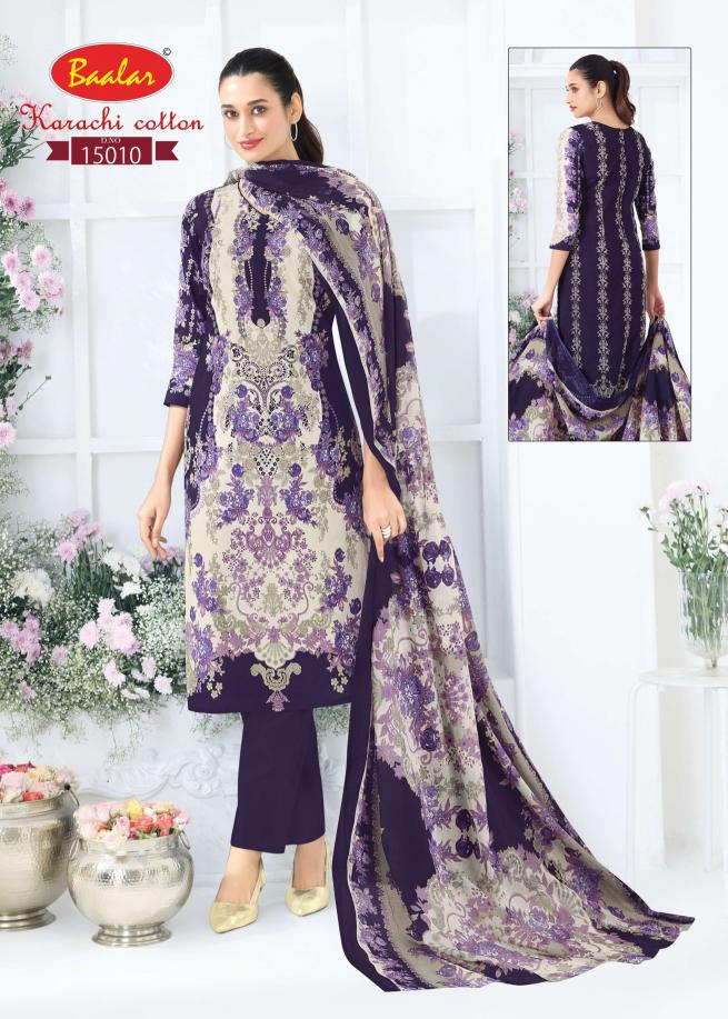 Baalar Karachi vol 15 – Dress Material Wholesale Catalog