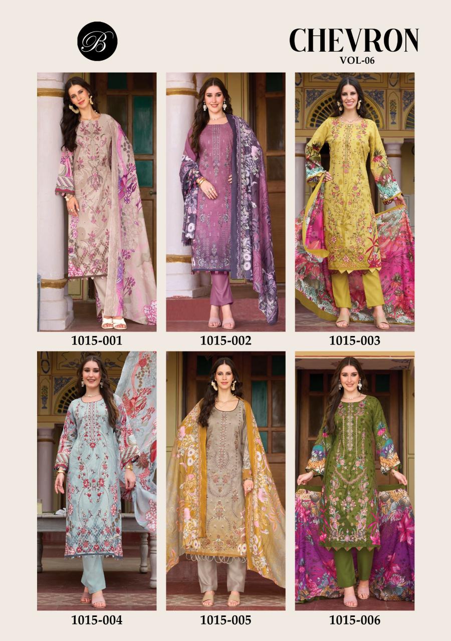 Belliza Chevron Vol 6 catalog wholesale dress materials in chennai