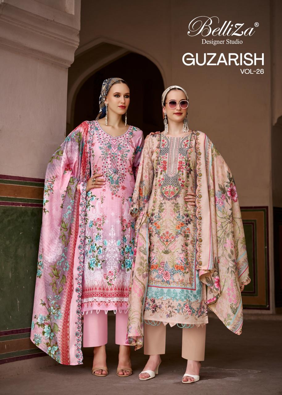 Belliza Guzarish Vol 26 Catalog catalogue dress materials wholesale in surat
