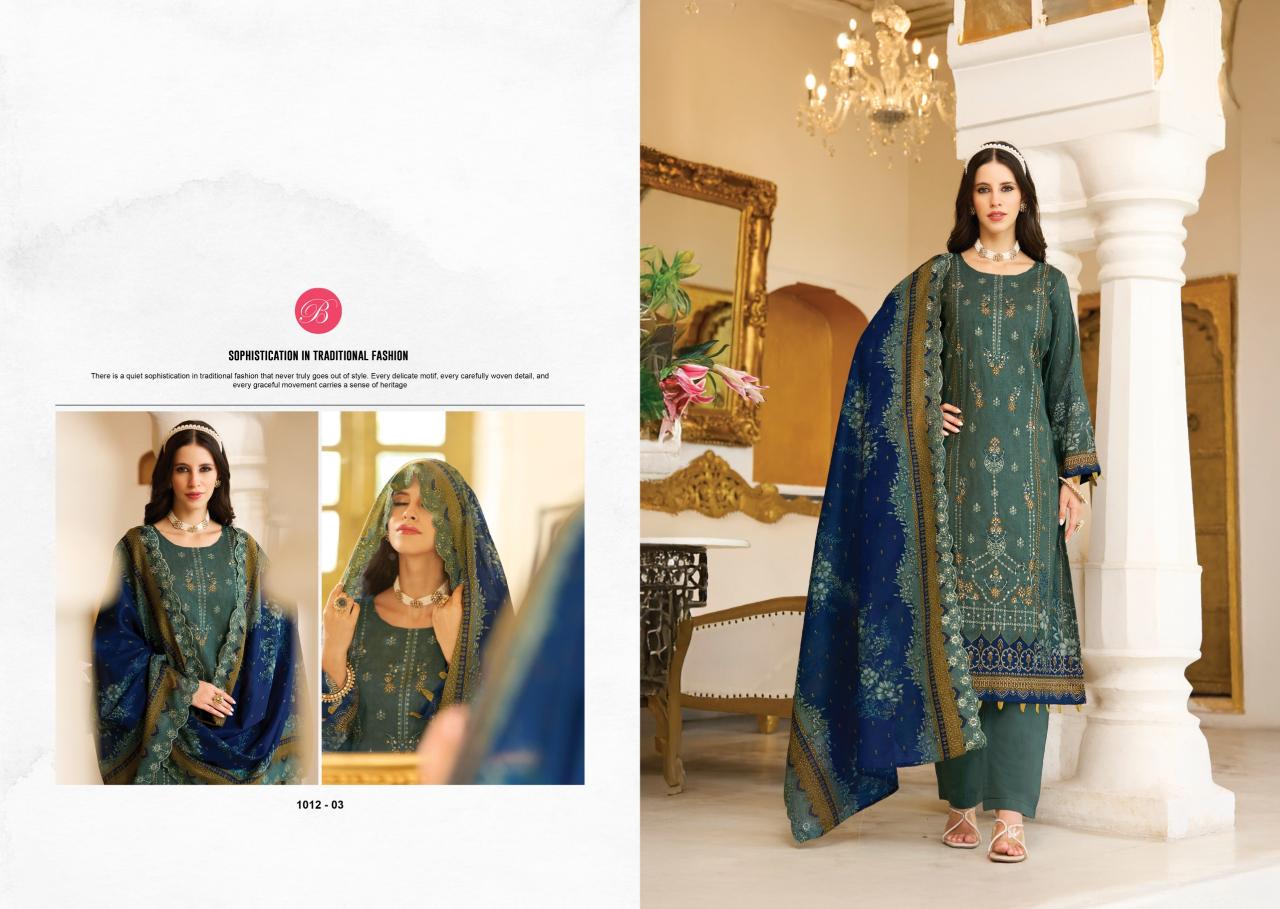 Belliza Noor E Ishq Vol 2 catalog pakistani cotton dress material surat