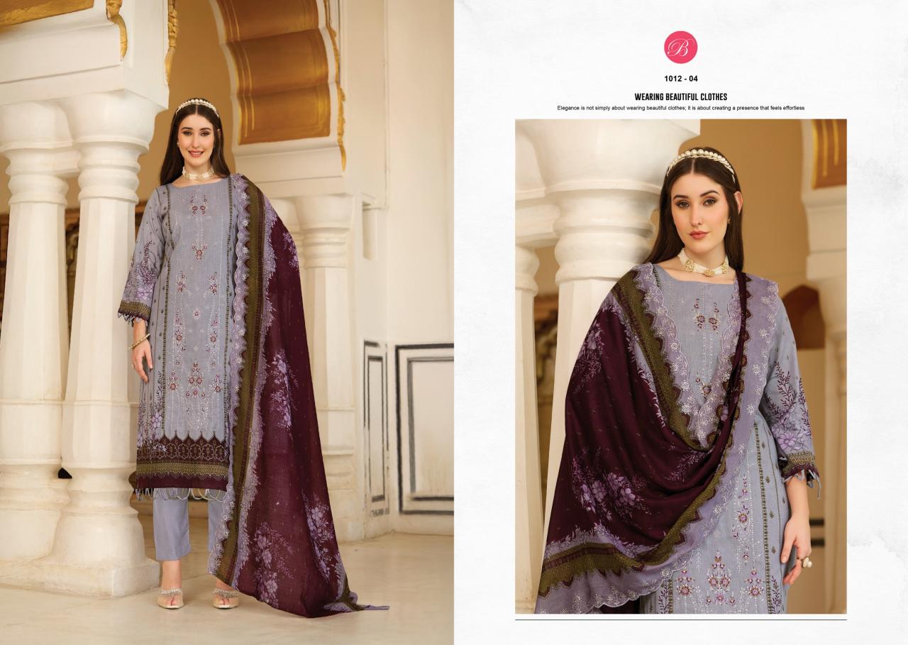 Belliza Noor E Ishq Vol 2 catalog pakistani cotton dress material surat