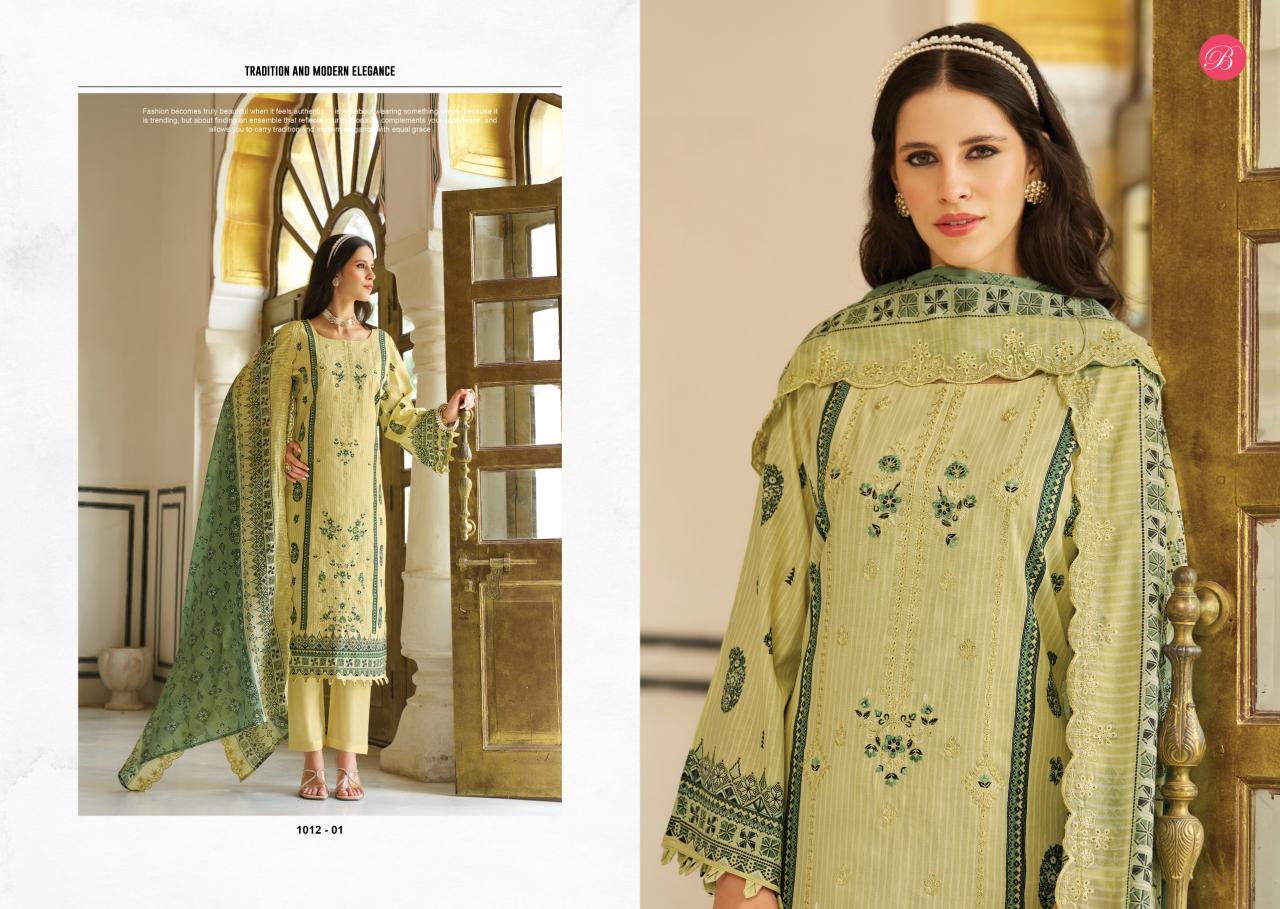 Belliza Noor E Ishq Vol 2 catalog pakistani cotton dress material surat