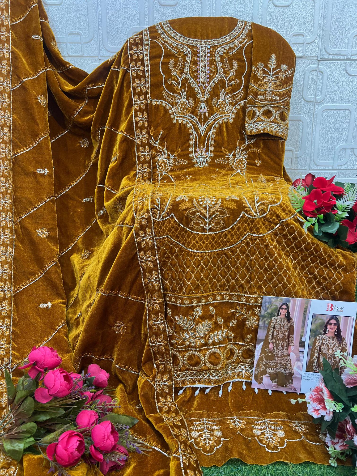 Bilqis B 234 A TO D catalog pakistani suites wholesale dealers