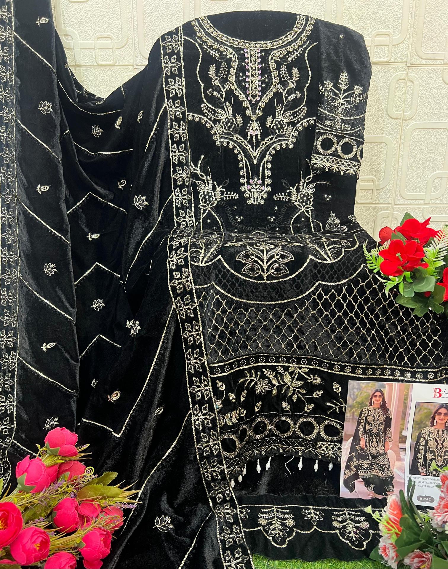 Bilqis B 234 A TO D catalog pakistani suites wholesale dealers