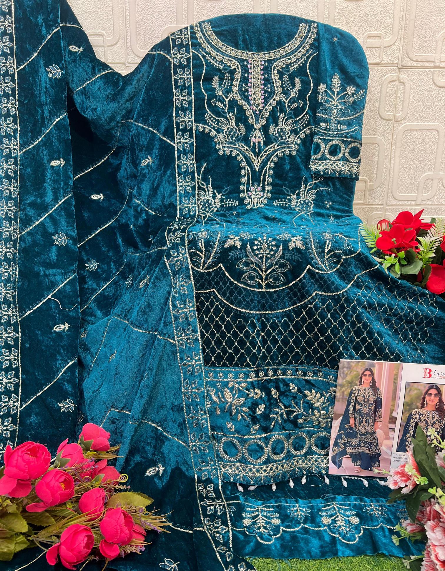Bilqis B 234 A TO D catalog pakistani suites wholesale dealers