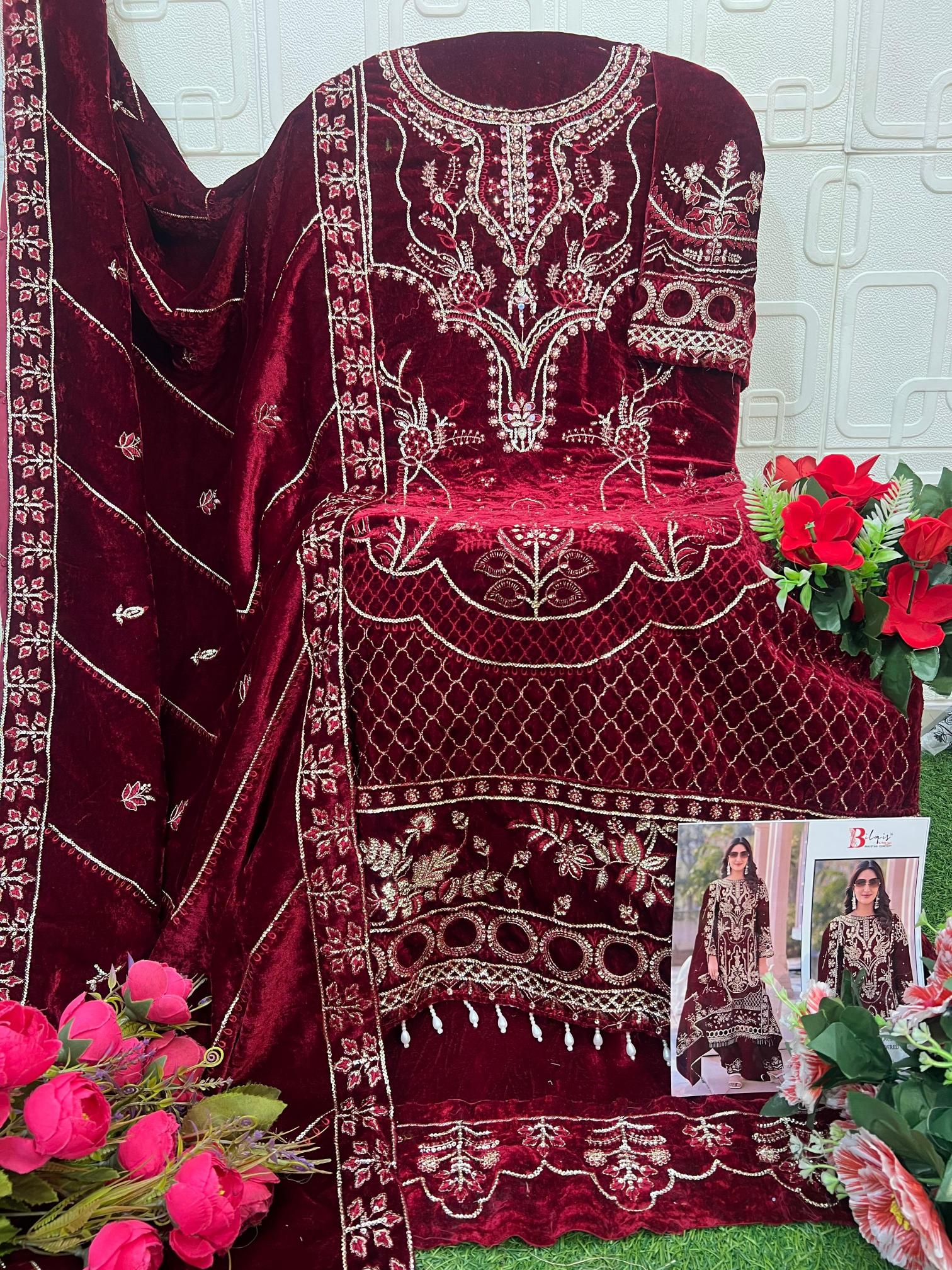 Bilqis B 234 A TO D catalog pakistani suites wholesale dealers
