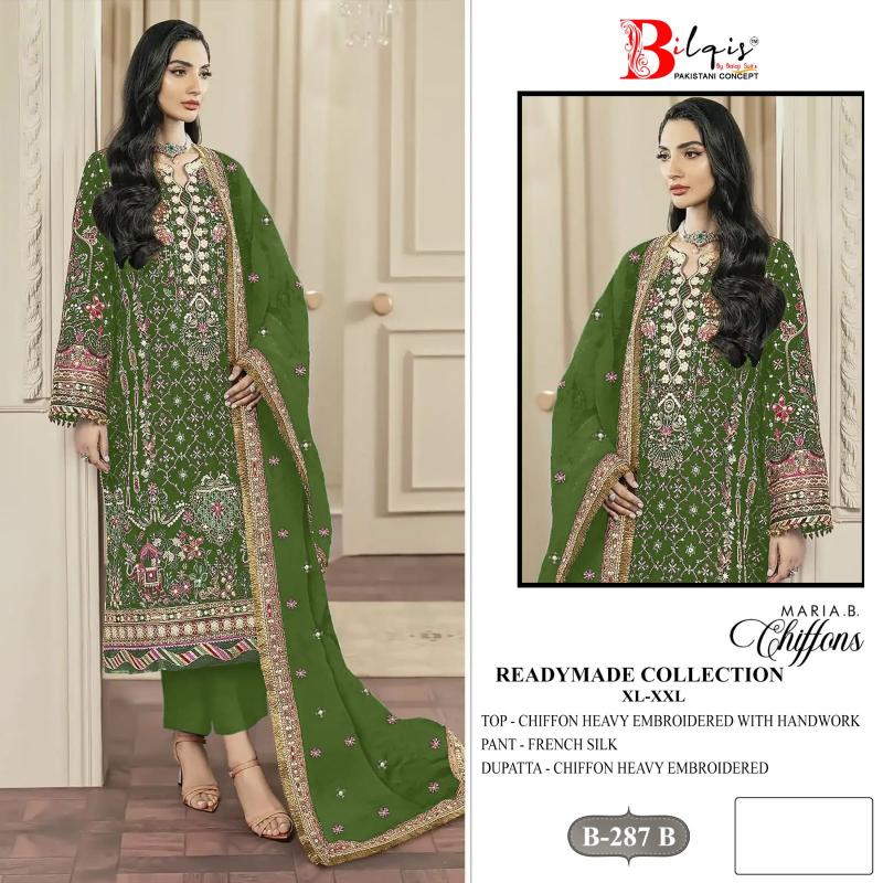 Bilqis B 287 A TO D catalog wholesale market for pakistani suits in hyderabad
