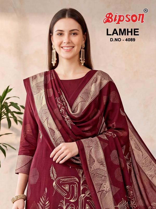 Bipson Lamhe 4089 catalog wholesale market of salwar kameez in kolkata