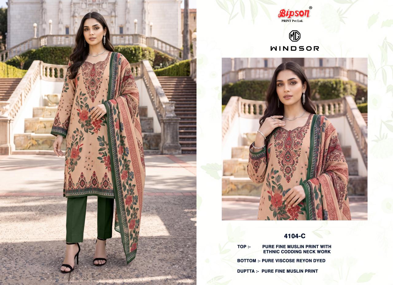 Bipson Windsor 4104 catalog churidar salwar kameez wholesale market