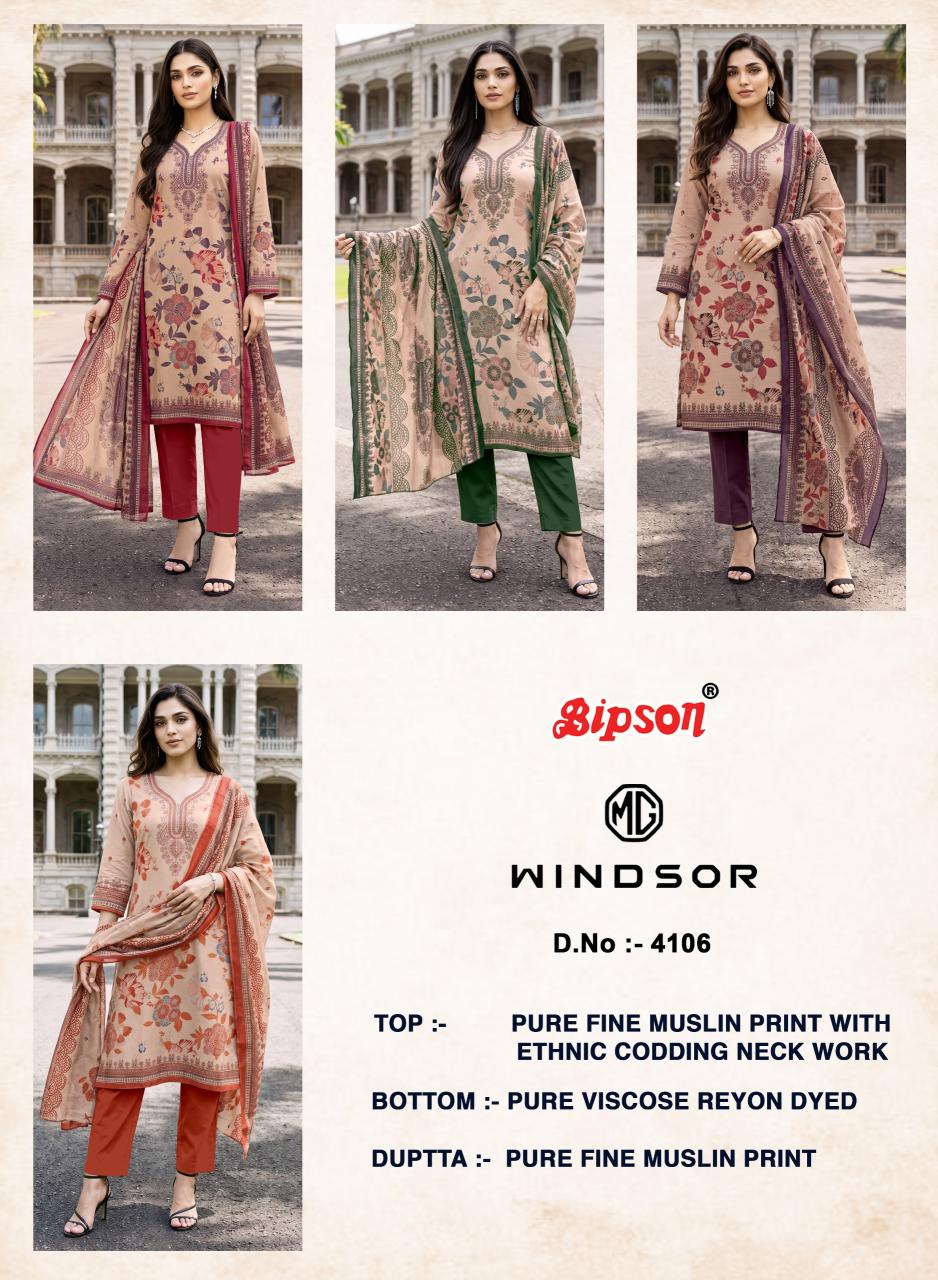 Bipson Windsor 4106 catalog daily wear salwar kameez wholesale