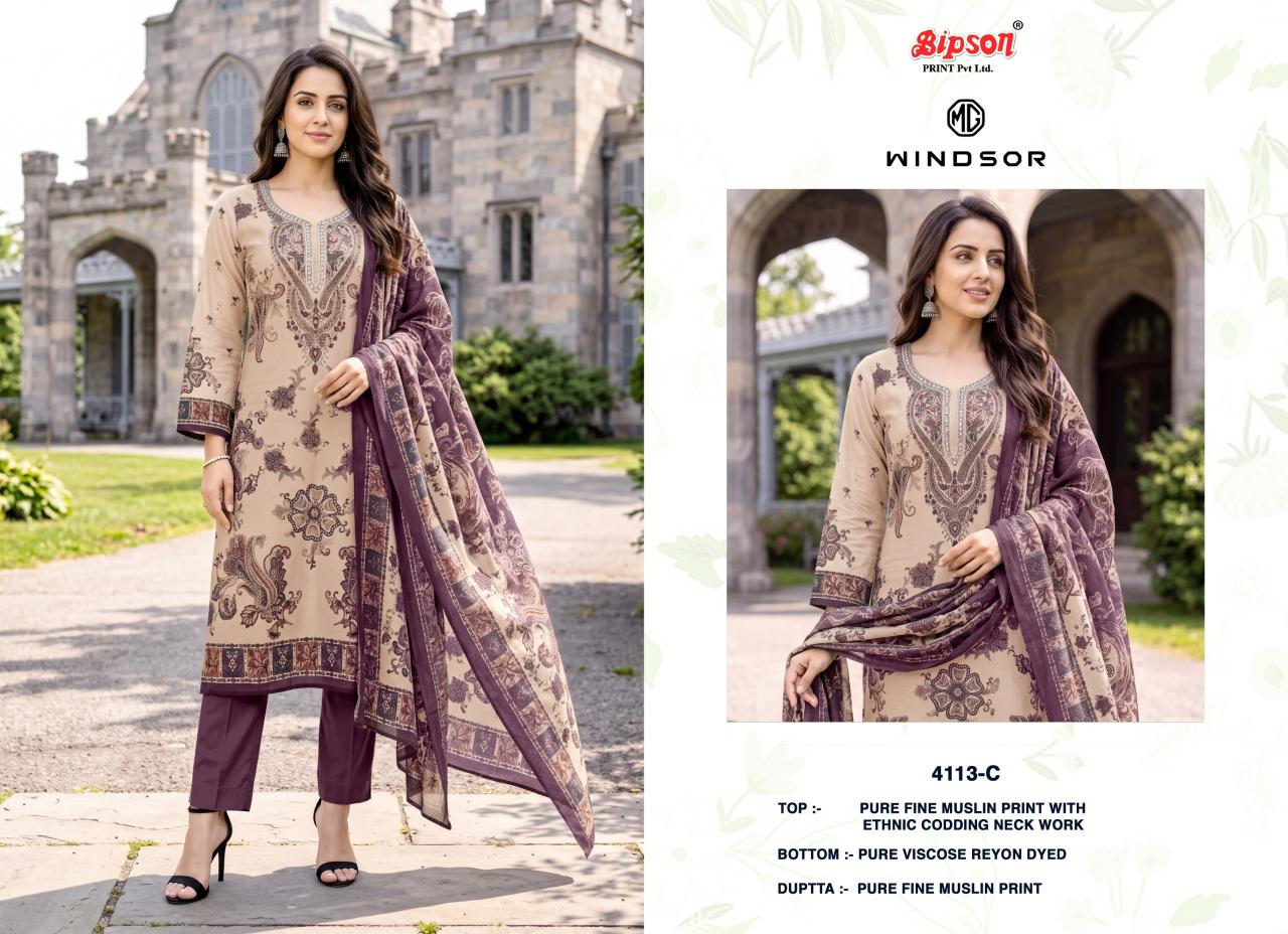 Bipson Windsor 4113 catalog delhi salwar kameez wholesale