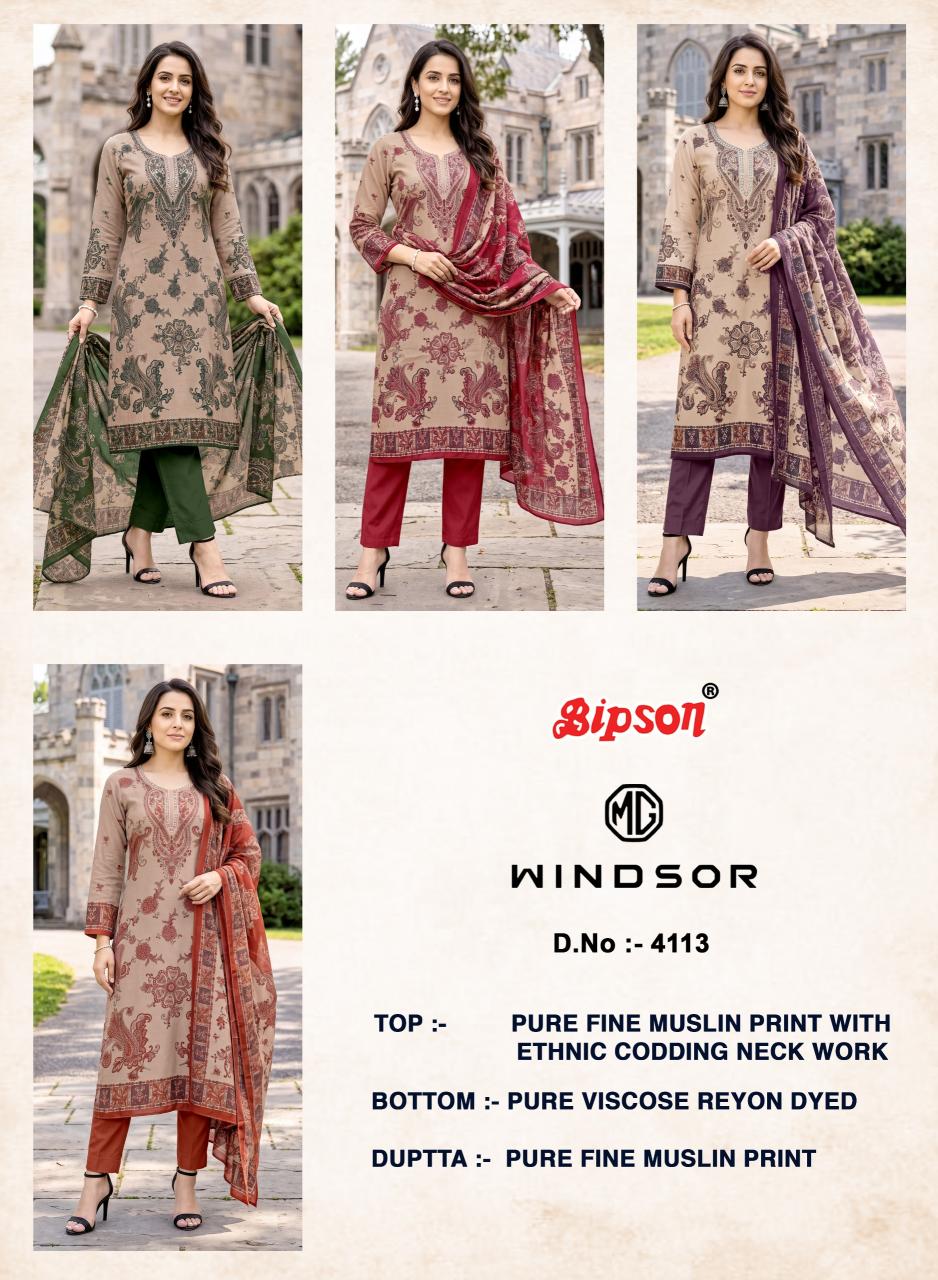Bipson Windsor 4113 catalog delhi salwar kameez wholesale
