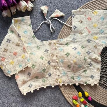 Blousewala colar catalog cotton blouse