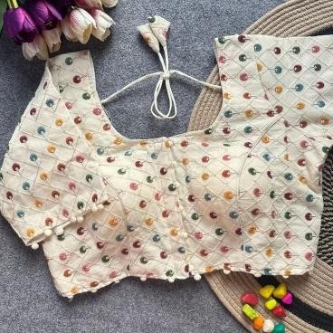 Blousewala colar catalog cotton blouse