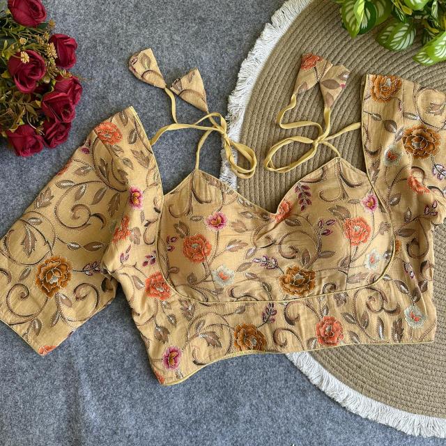 Blousewala Heavy Pure khadi vol 2 ready made blouse
