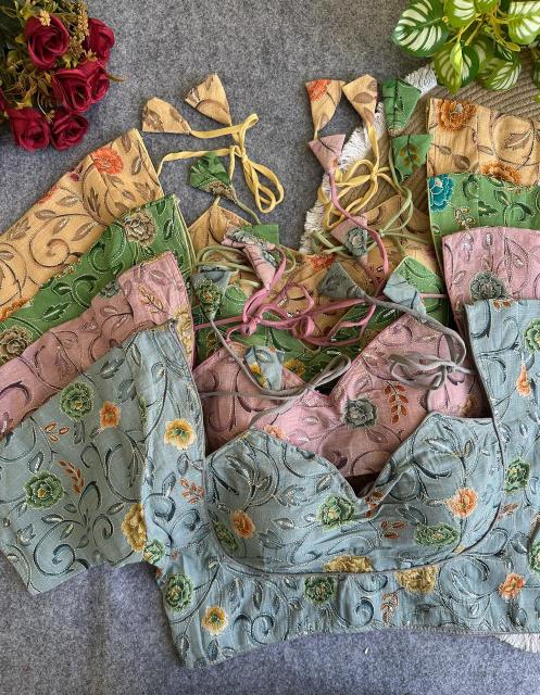Blousewala Heavy Pure khadi vol 2 ready made blouse