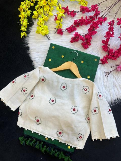 Blousewala Katha catalog cotton sarees wholesale surat