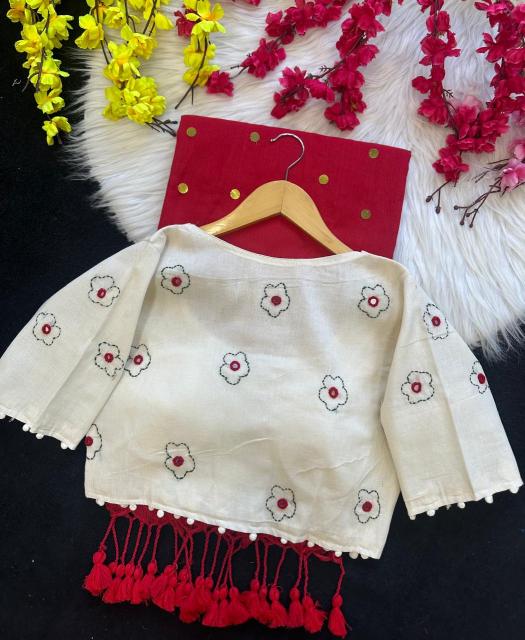 Blousewala Katha catalog cotton sarees wholesale surat