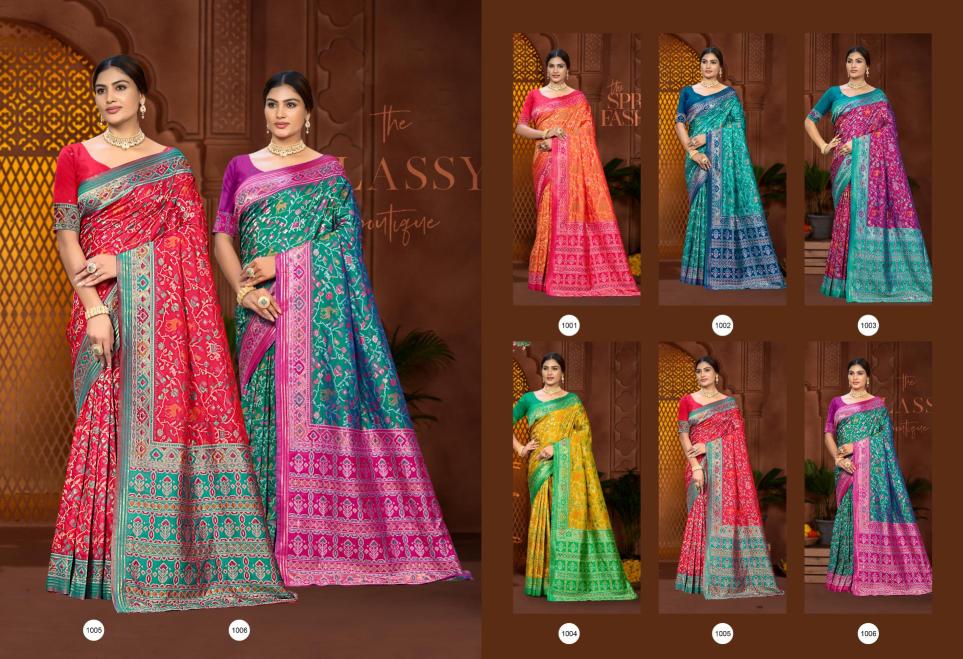 Bunawat - PRERNA SILK Sangam Prints Soft Silk Woven Work Traditional Saree