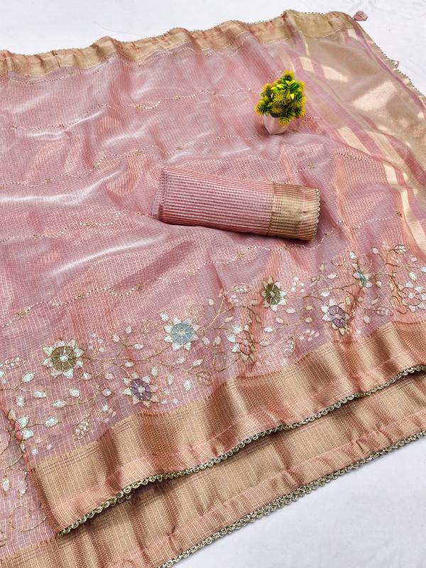 Dazira AFS Florent Tissue catalog tissue silk saree wholesale