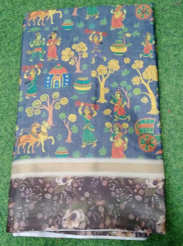 Dazira Dola Pattu Silk vol 8 catalog kantha stitch sarees wholesale kolkata