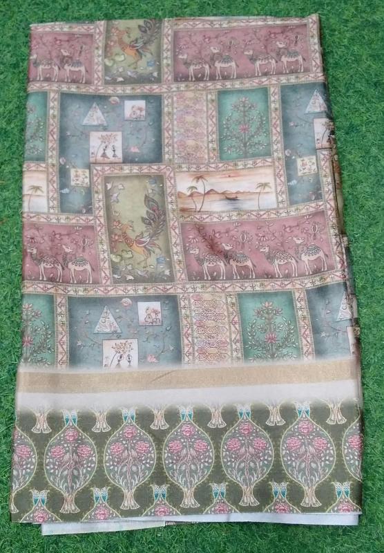 Dazira Dola Pattu Silk vol 9 catalog kantha stitch sarees wholesale