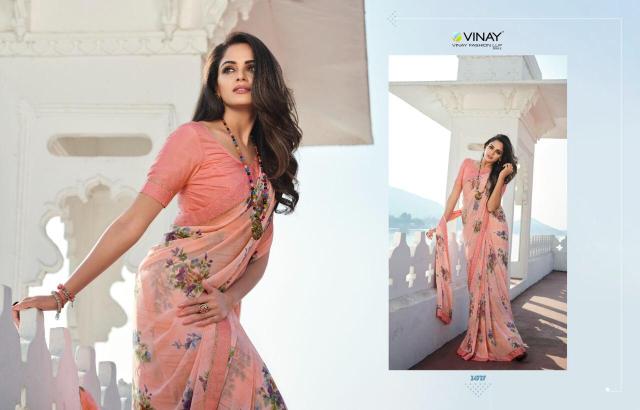 Dazira GC vol 59 catalog plain georgette sarees wholesale