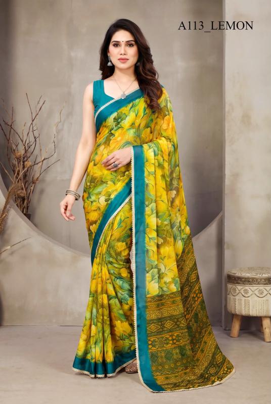 Dazira GC vol 64 catalog georgette sarees wholesale online