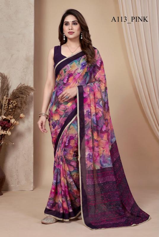 Dazira GC vol 64 catalog georgette sarees wholesale online