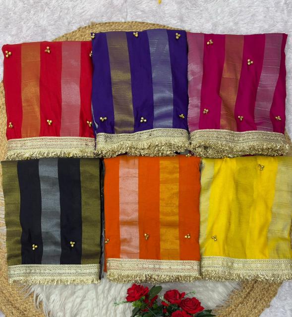 Dazira Georgette tissue silk vol 2 catalog georgette saree wholesale