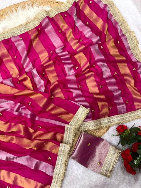 Dazira Georgette tissue silk vol 2 catalog georgette saree wholesale