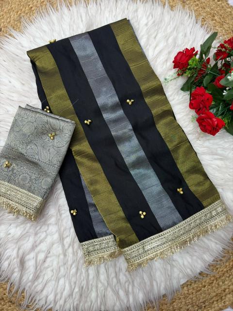 Dazira Georgette tissue silk vol 2 catalog georgette saree wholesale