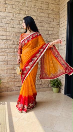 Dazira Georgette vol 76 catalog georgette sarees wholesale in surat