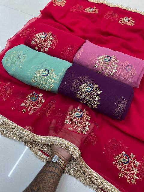 Dazira Georgette vol 87 catalog best wholesale saree market in surat