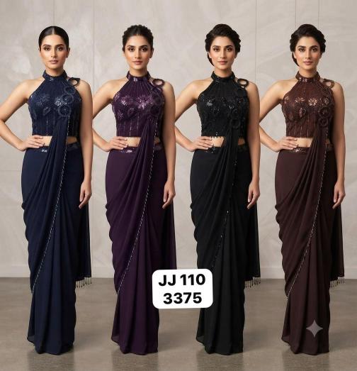 Dazira JJ 110 Catalog designer saree wholesalers