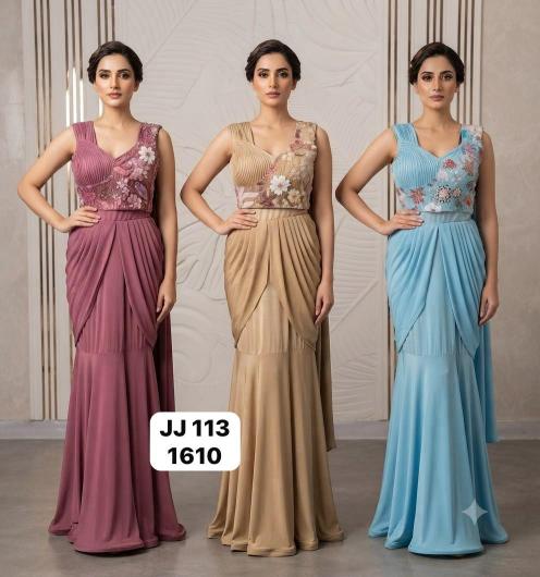 Dazira JJ 113 Catalog designer sarees wholesale 