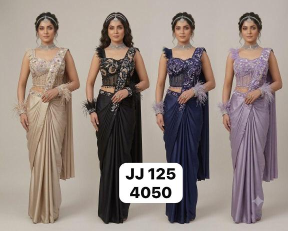 Dazira JJ 125 catalog saree fall wholesale in ahmedabad