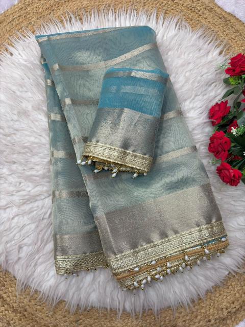 Dazira Organza Tissue Silk vol 7 catalog organza saree wholesale