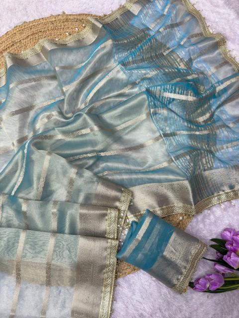 Dazira Organza Tissue Silk vol 7 catalog organza saree wholesale