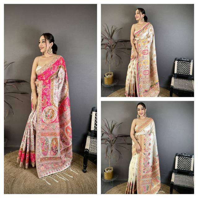 Dazira pashmina vol 9 Catalog pashmina sarees wholesale