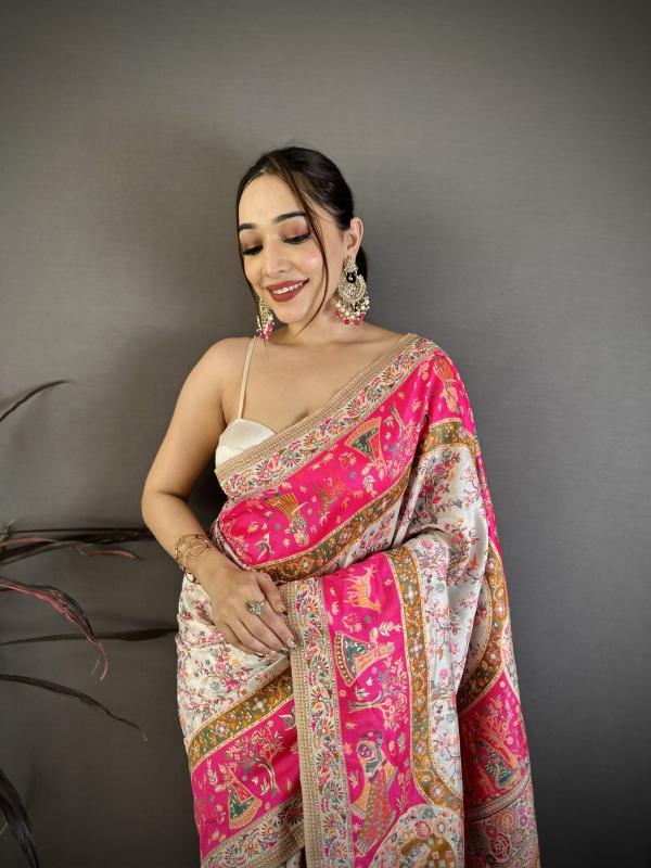 Dazira pashmina vol 9 Catalog pashmina sarees wholesale