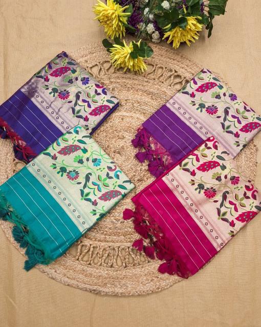 Dazira Premium Soft Paithani Silk vol 3 catalog wholesale paithani sarees in pune