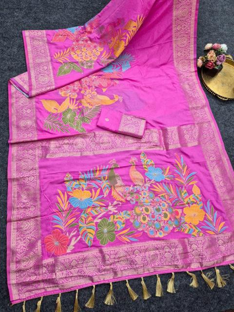 Dazira Pure Banarasi Khadi Crepe vol 3 catalog banarasi silk saree wholesalers
