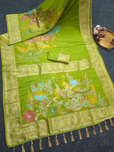 Dazira Pure Banarasi Khadi Crepe vol 3 catalog banarasi silk saree wholesalers