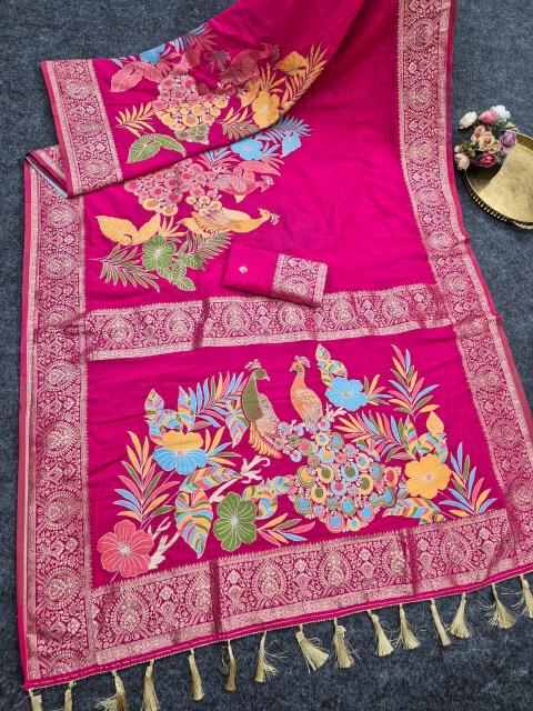 Dazira Pure Banarasi Khadi Crepe vol 3 catalog banarasi silk saree wholesalers