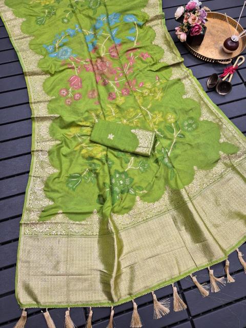 Dazira Pure Banarasi Khadi Crepe vol 4 catalog banarasi sarees wholesale
